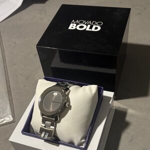 Movado Bold Stainless Steel Watch